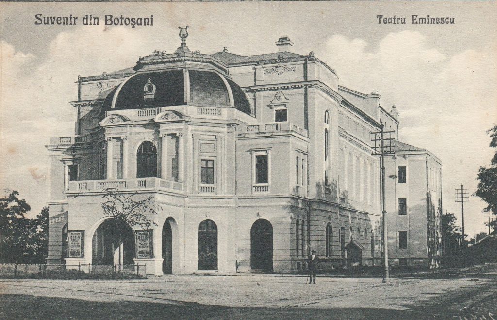Suvenir din Botosani Teatru Eminescu Editura Libr. Lumina F. S. Davidescu, Botosani Nr. 19. - 1929. Ilustratia, Gherla